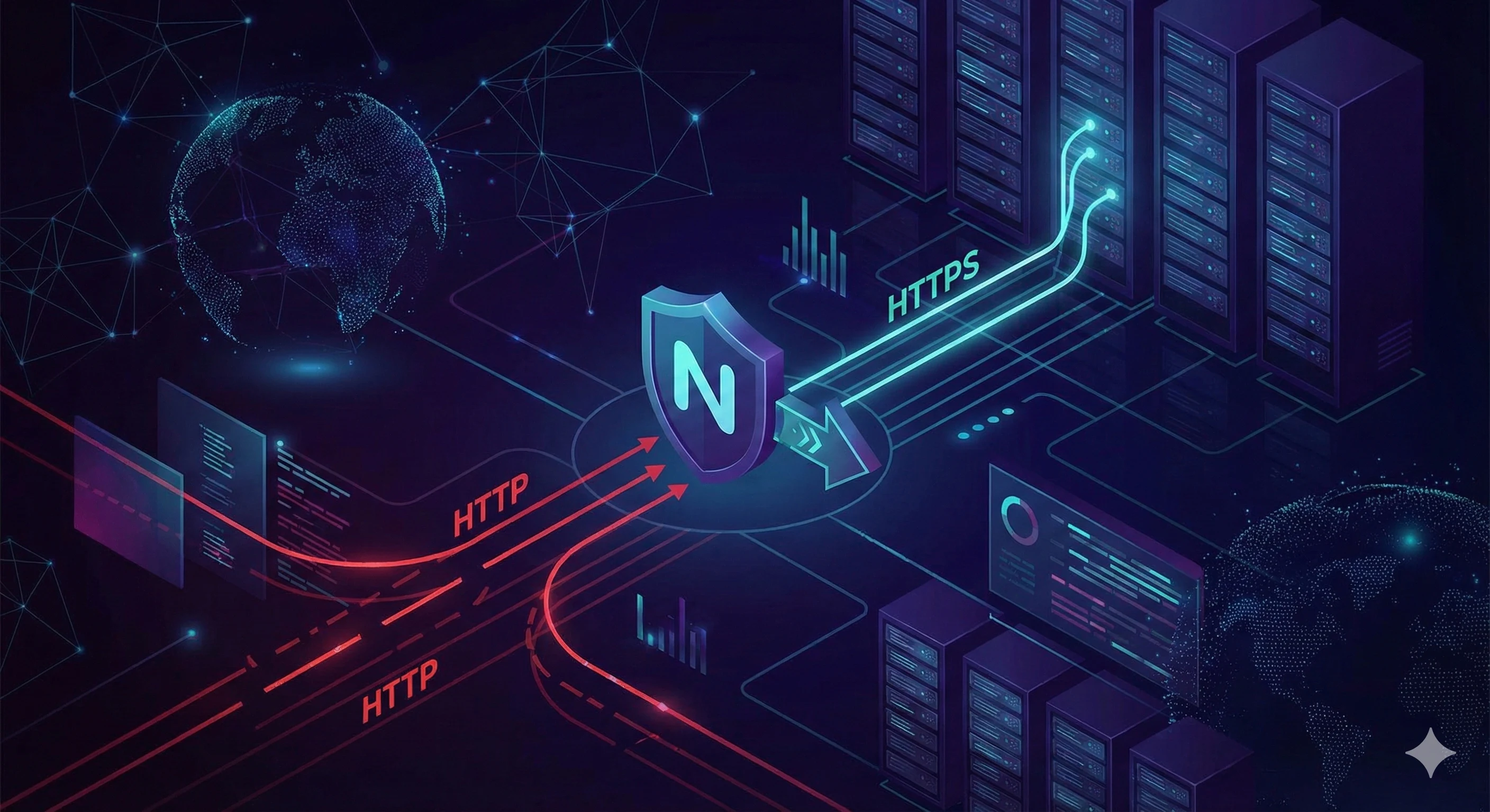 Setup Nginx Reverse Proxy and Force HTTP to HTTPS Redirect